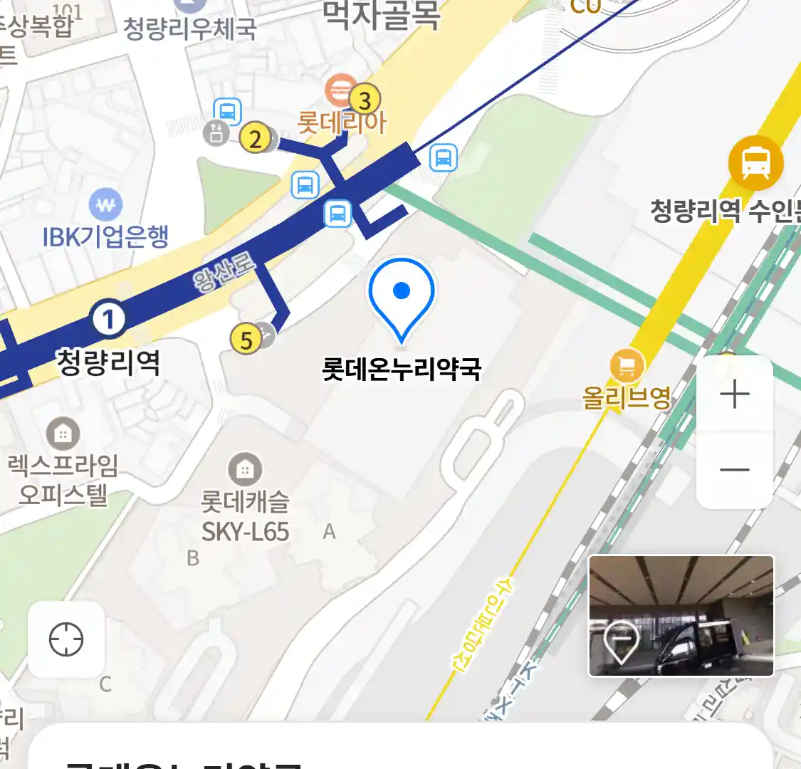 롯데온누리약국 위치