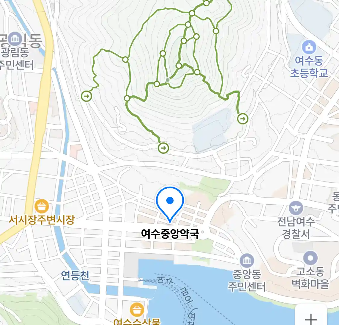 여수중앙약국 위치