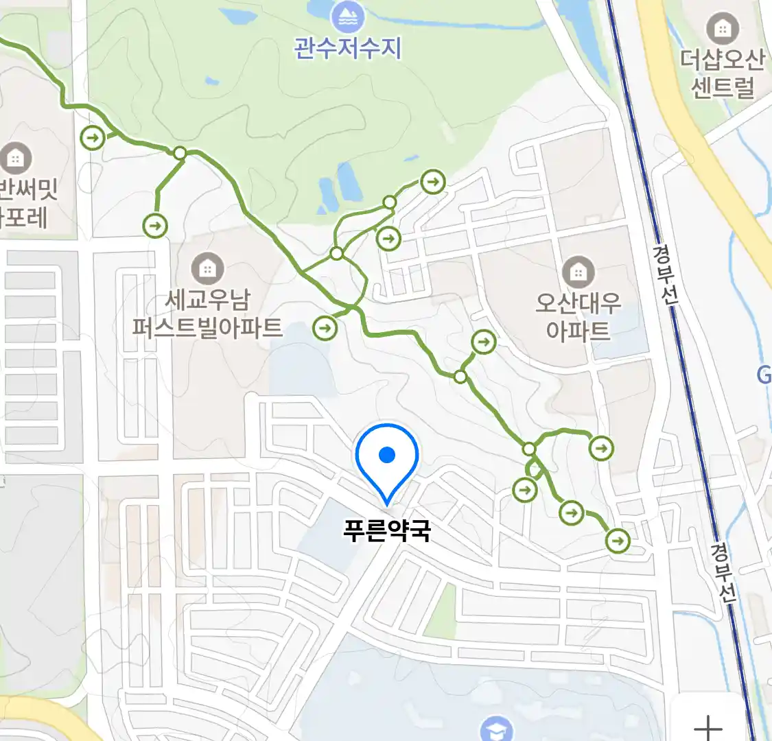 푸른약국 위치