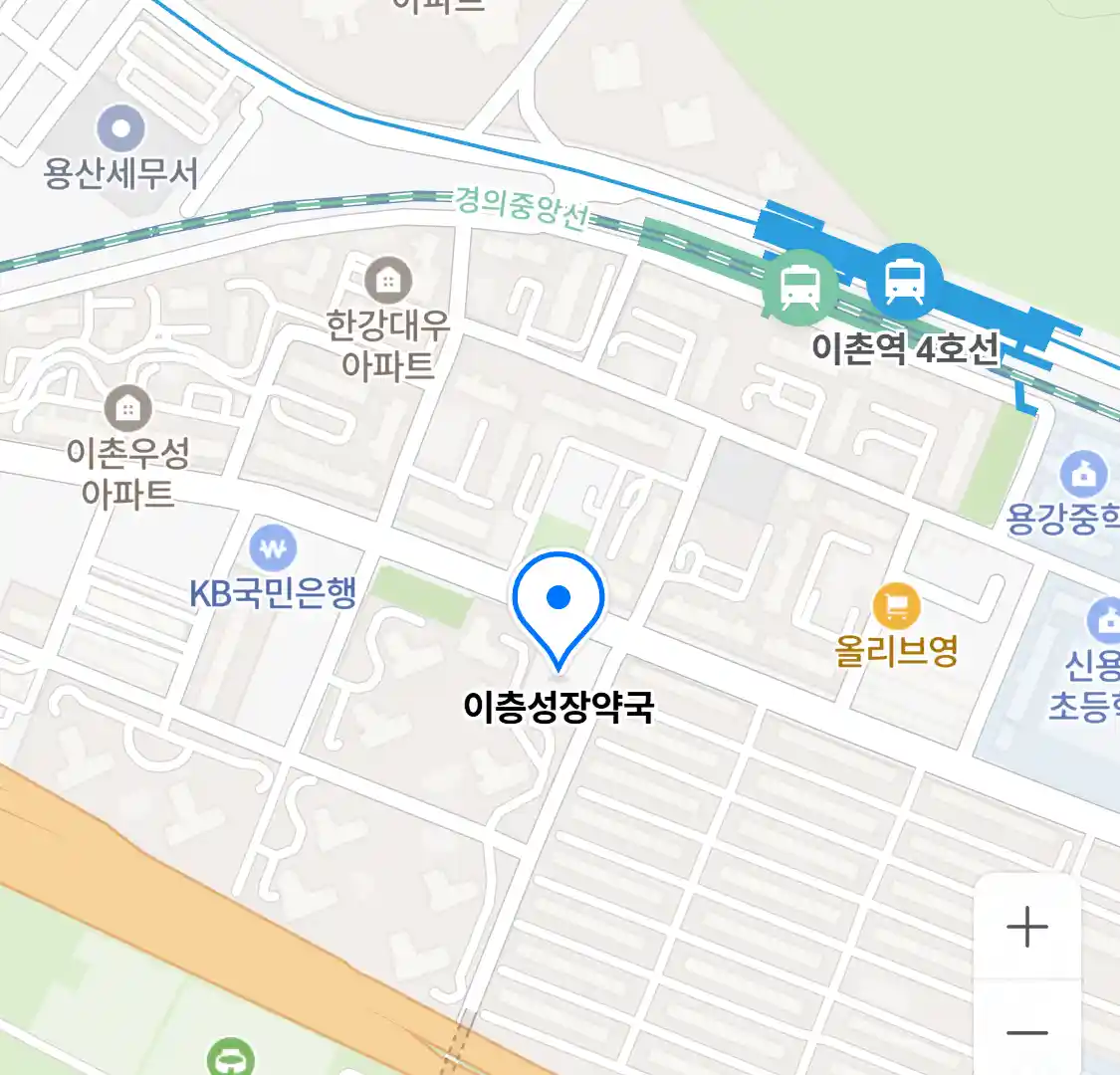 이층성장약국 위치
