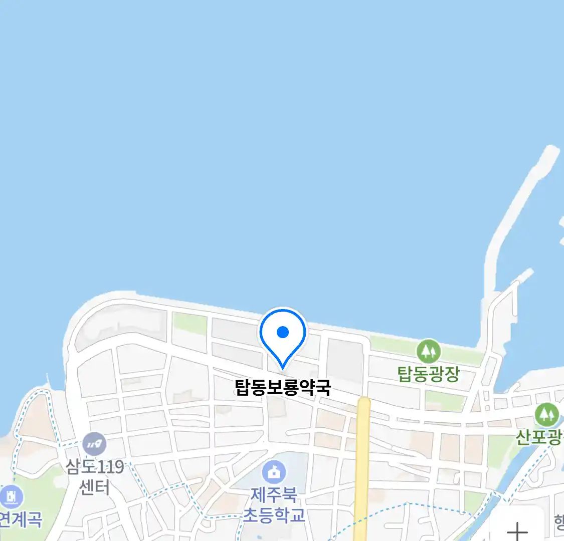 탑동보룡약국 위치