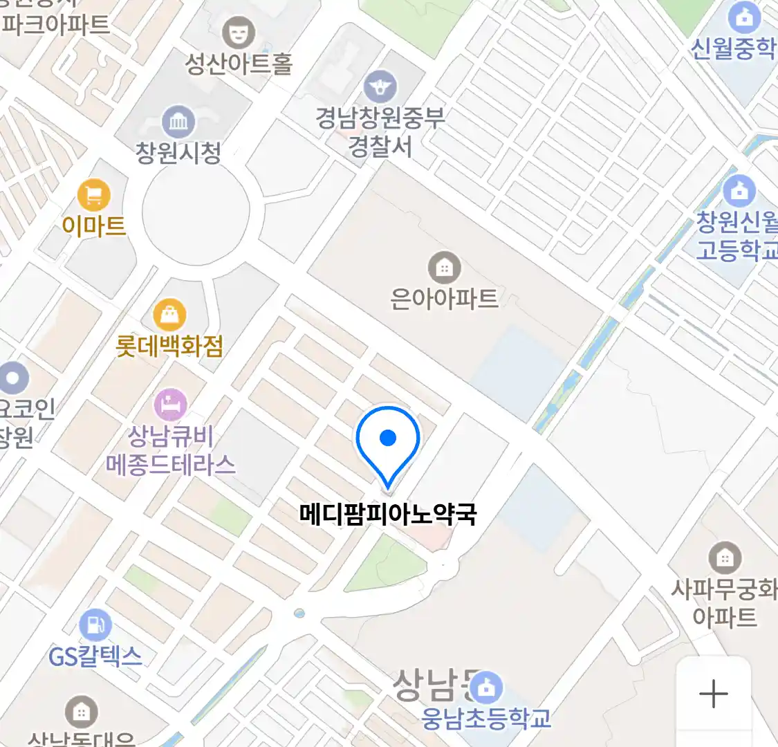 메디팜피아노약국 위치