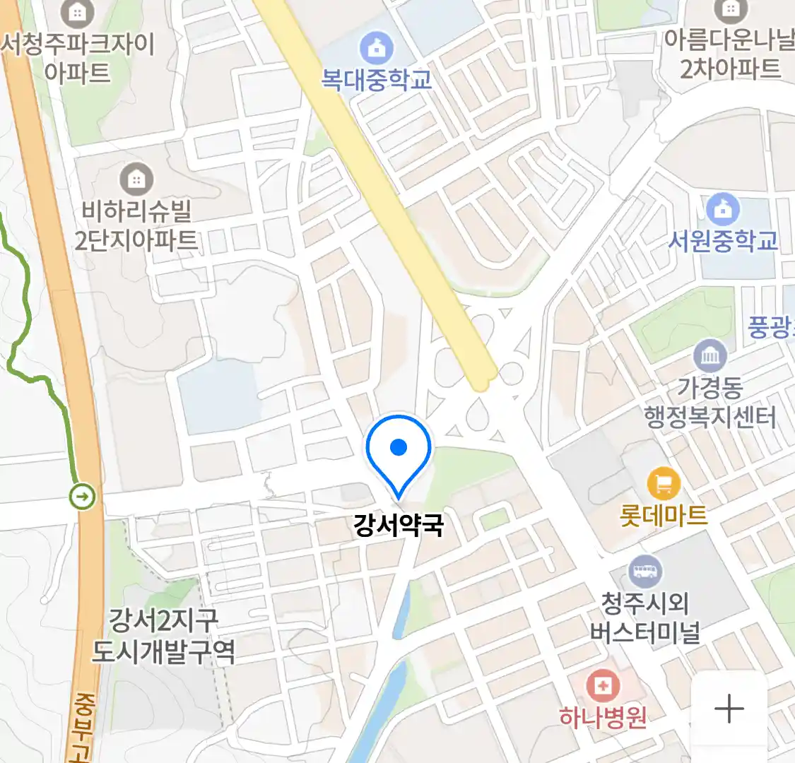강서약국 위치