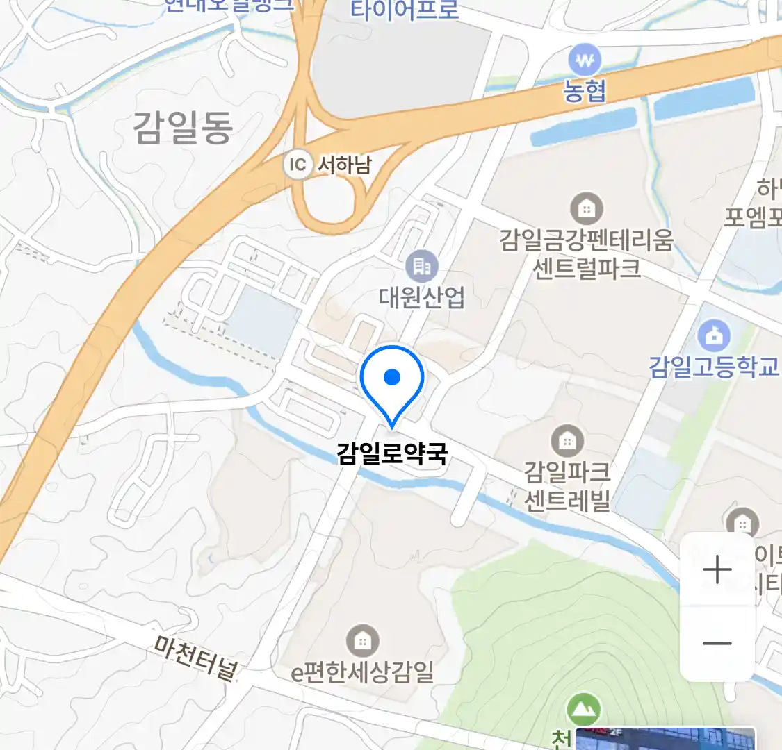 감일로약국 위치