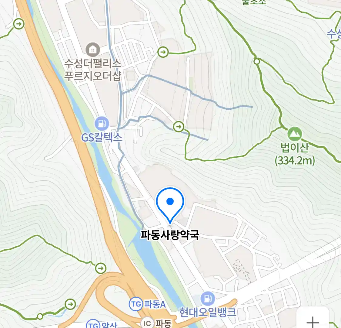 파동사랑약국 위치