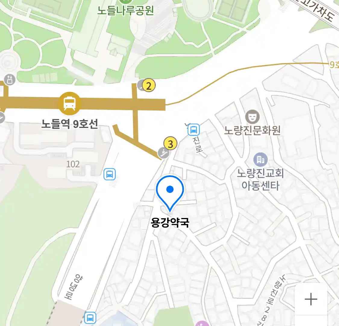 용강약국 위치