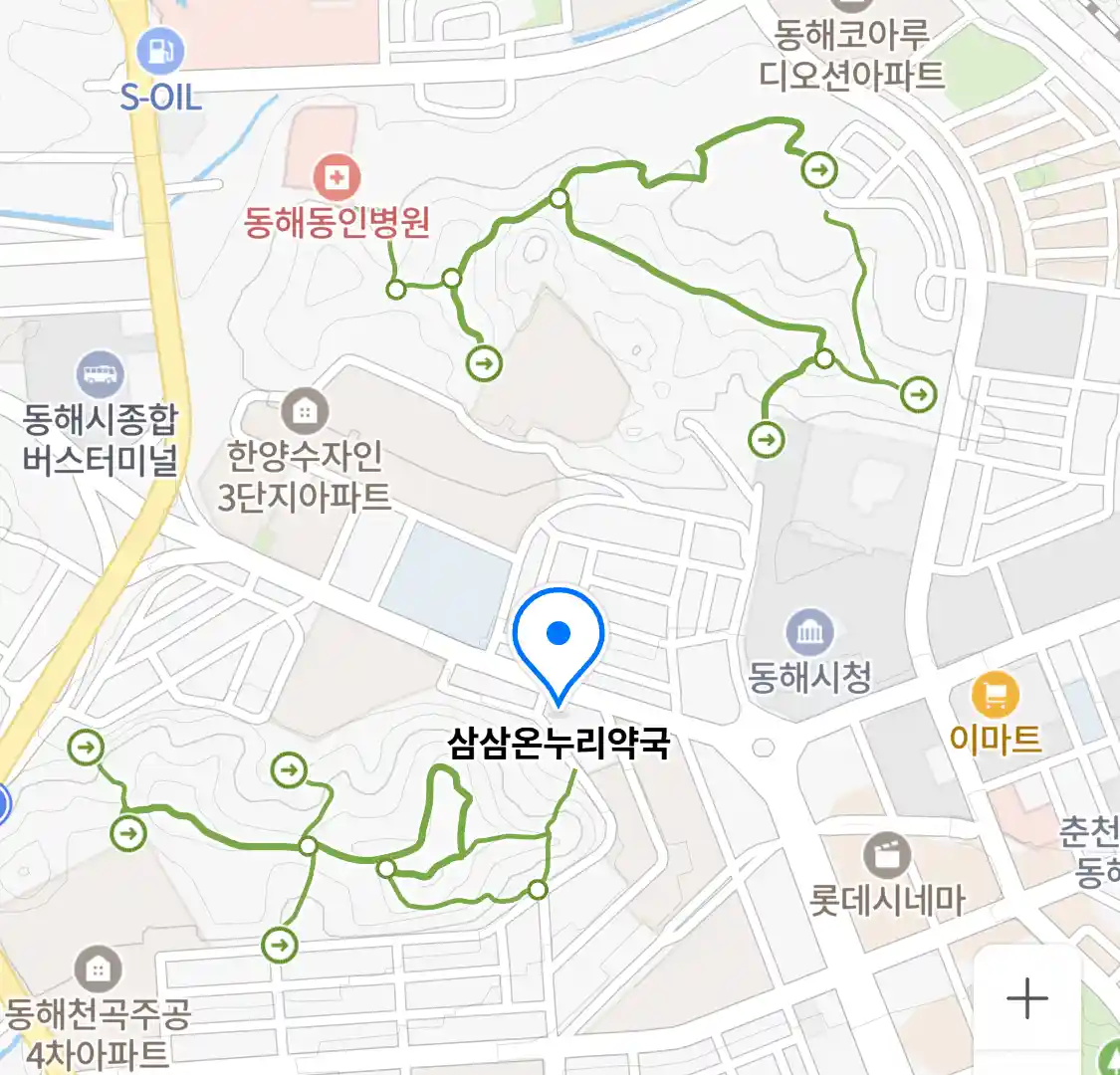 삼삼온누리약국 위치