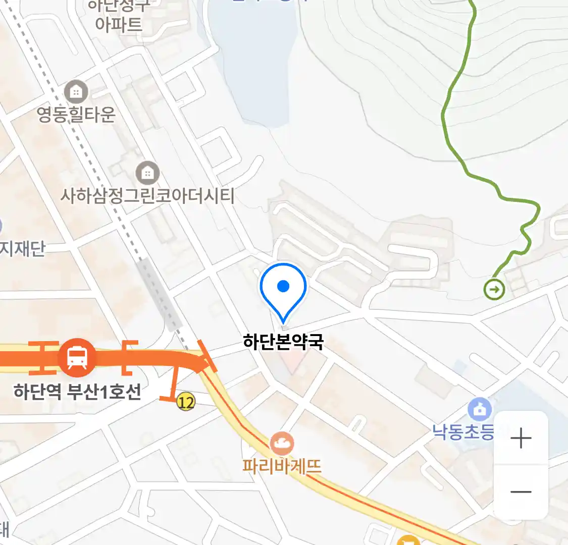 하단본약국 위치