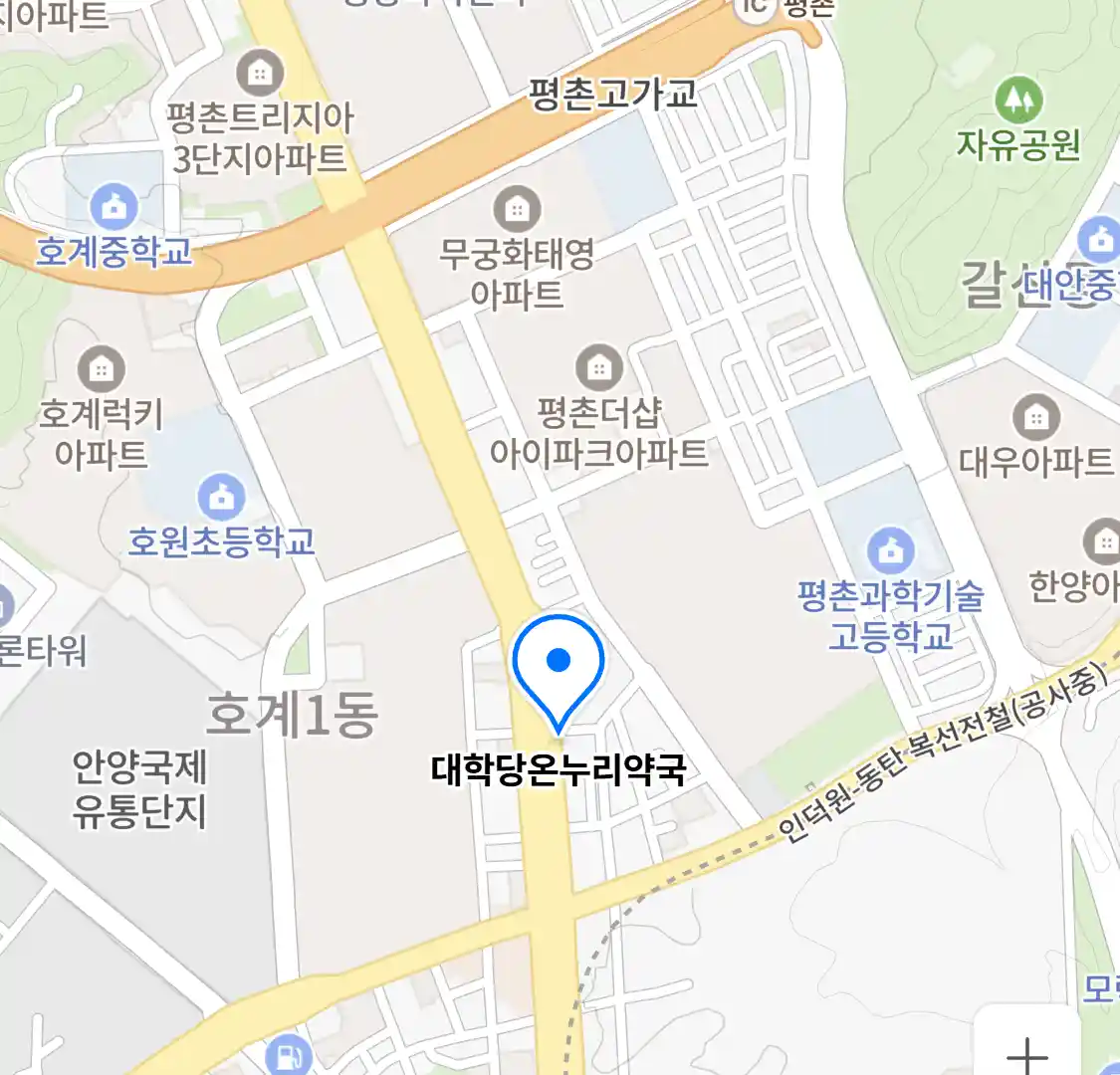 대학당온누리약국 위치