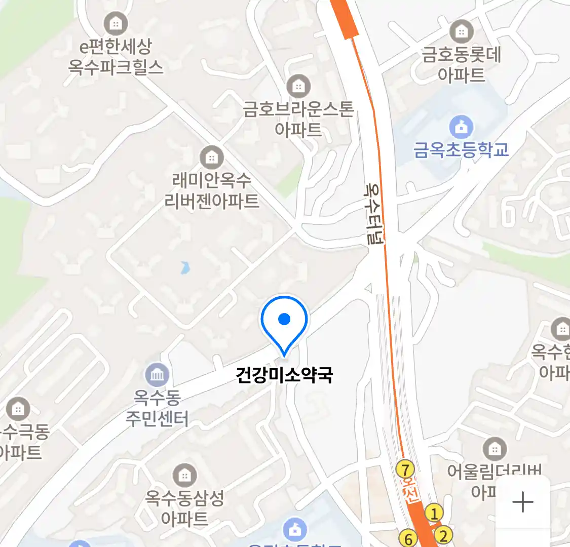 건강미소약국 위치