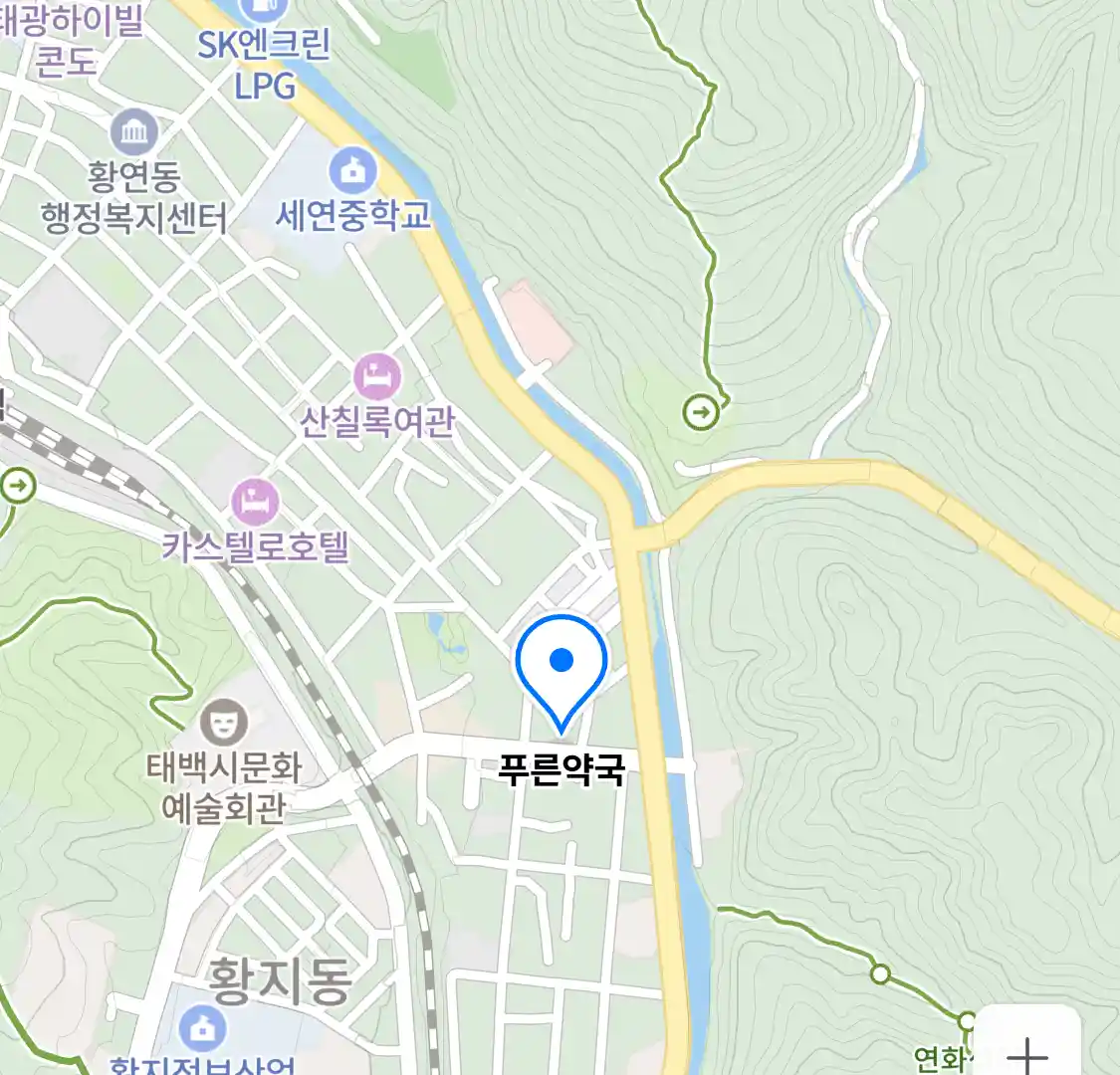 푸른약국 위치