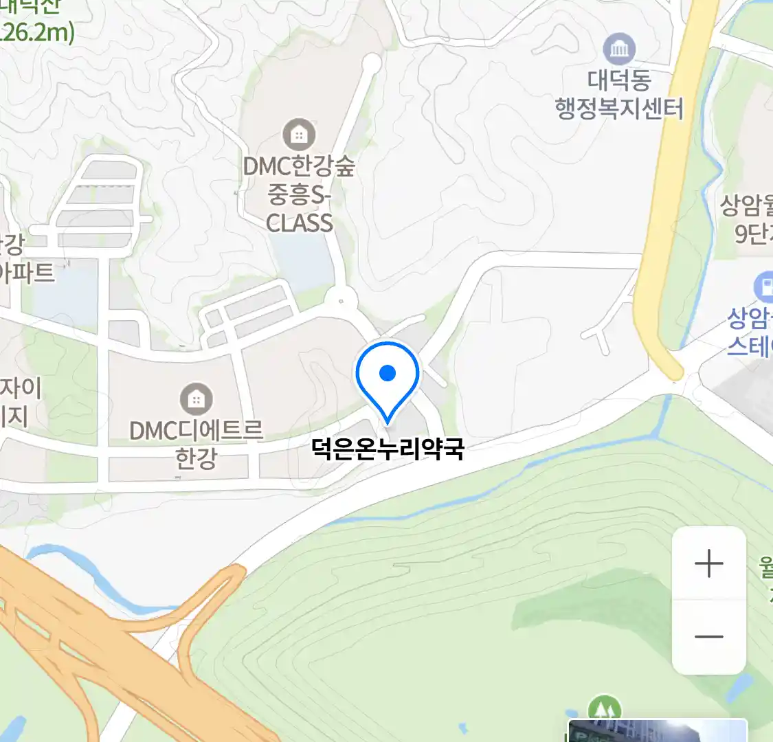 덕은온누리약국 위치