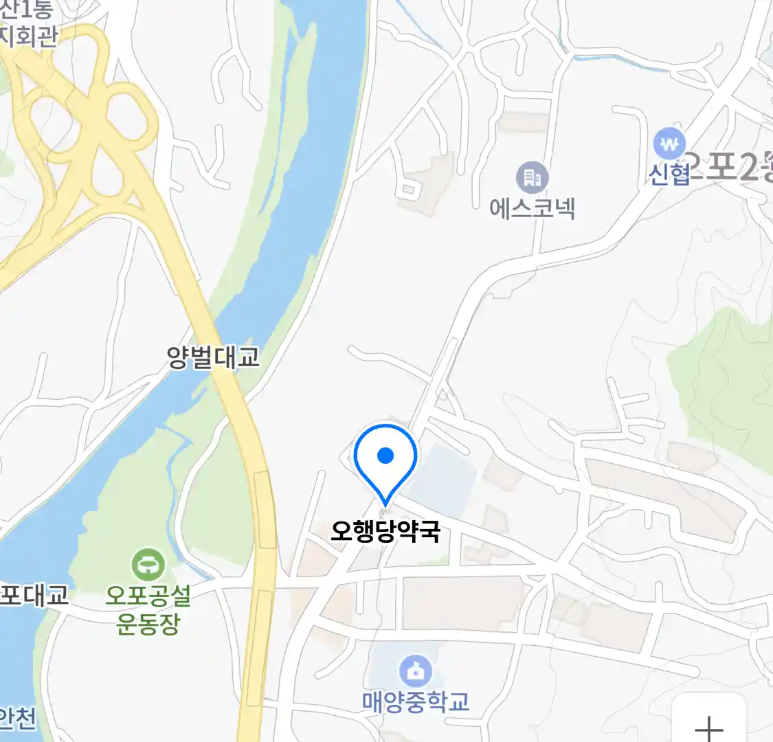 오행당약국 위치