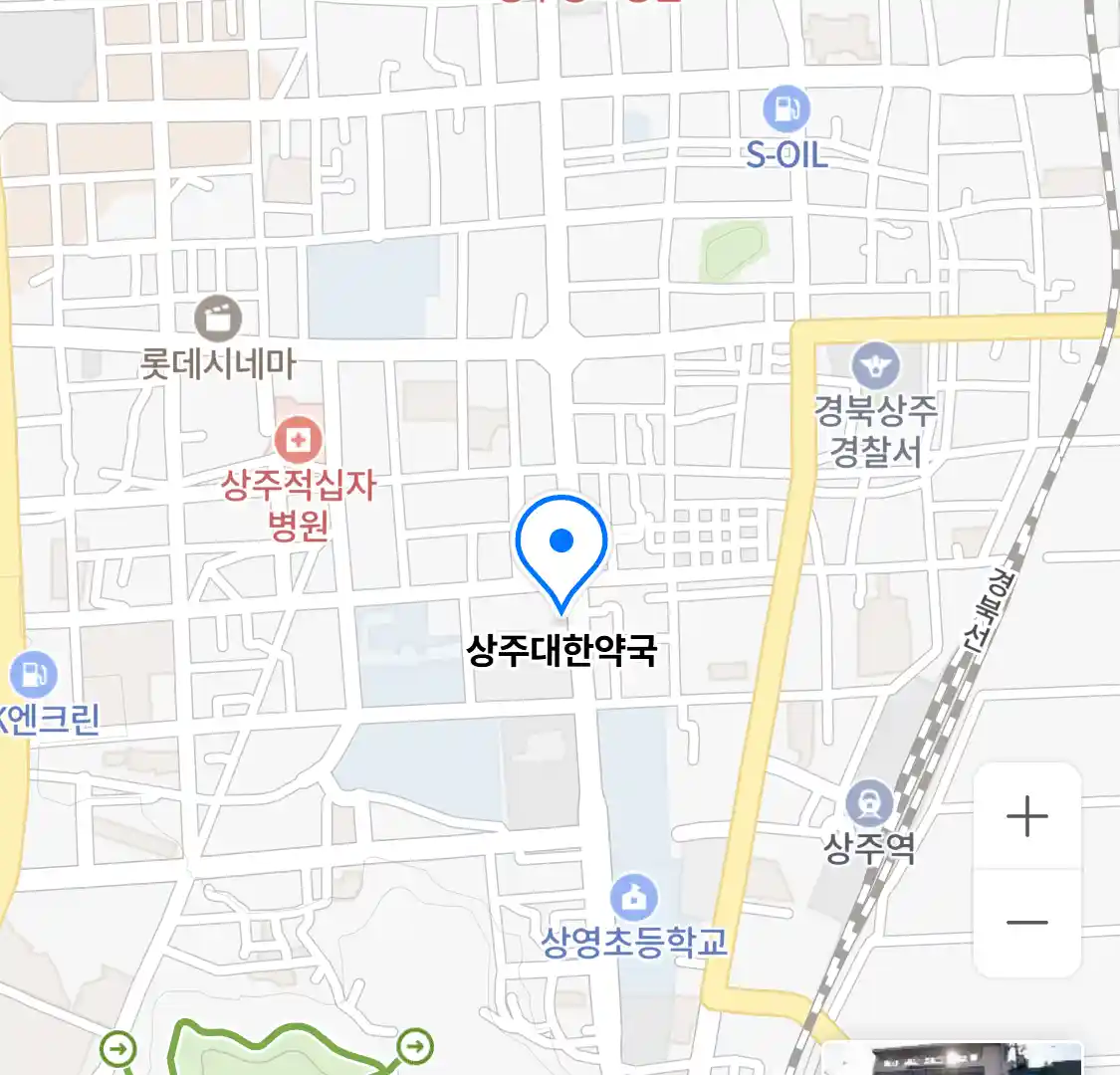 상주대한약국 위치