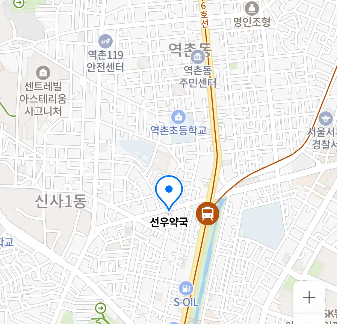선우약국 위치