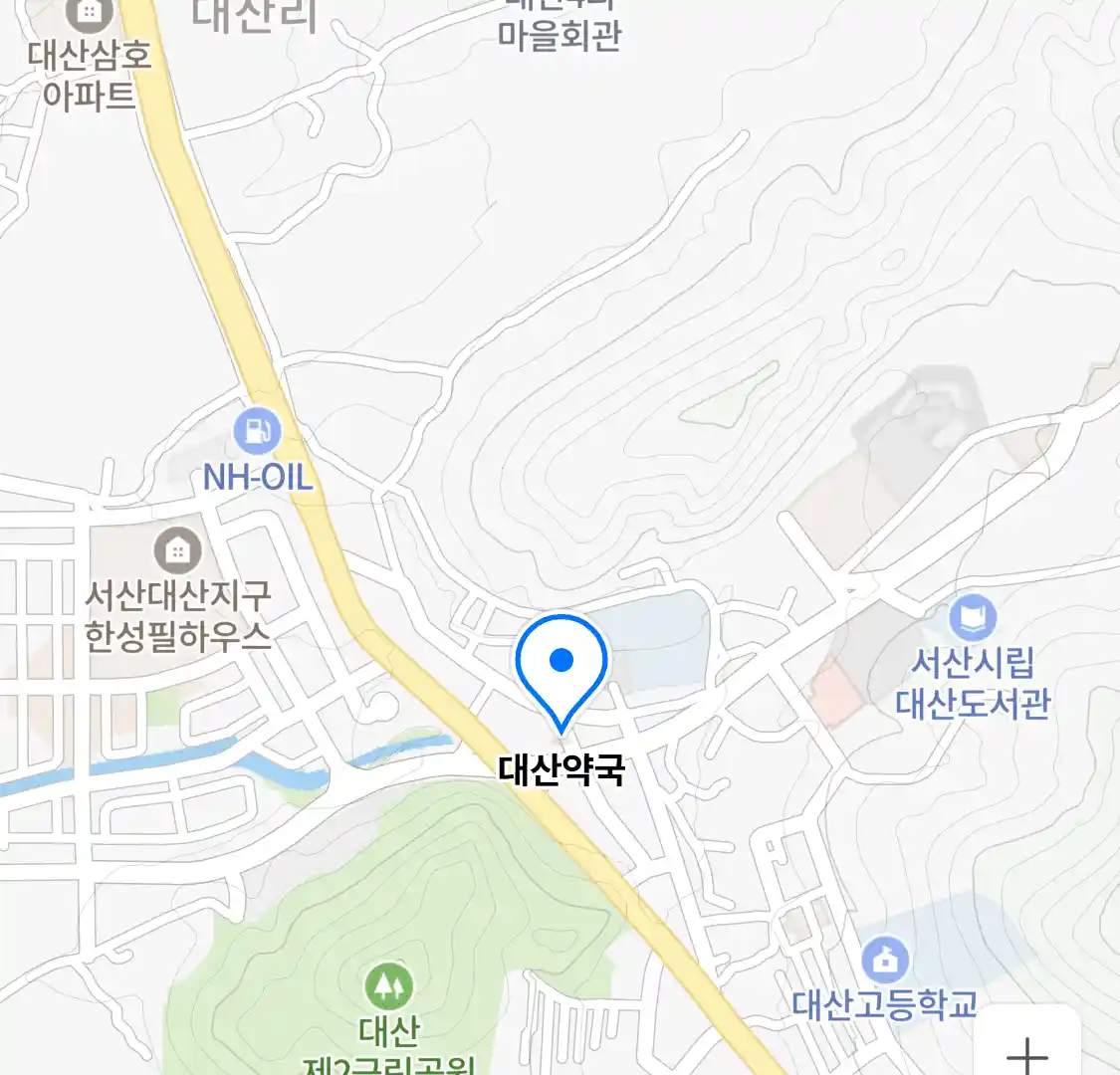 대산약국 위치