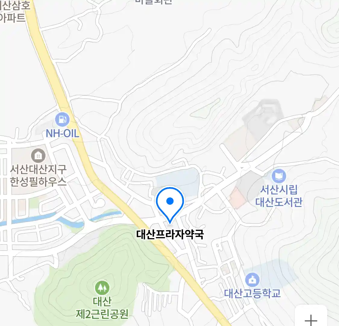 대산프라자약국 위치