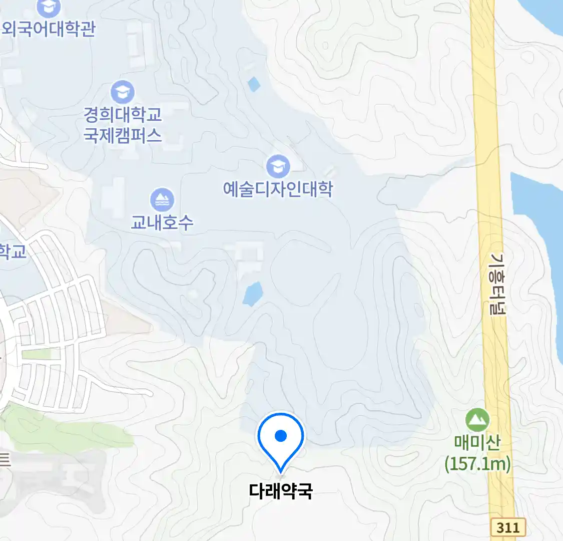 다래약국 위치