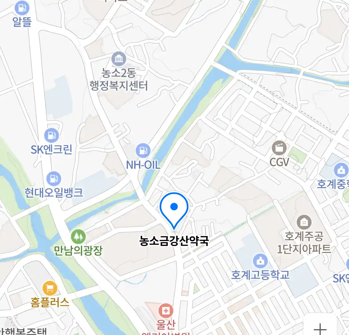 농소금강산약국 위치