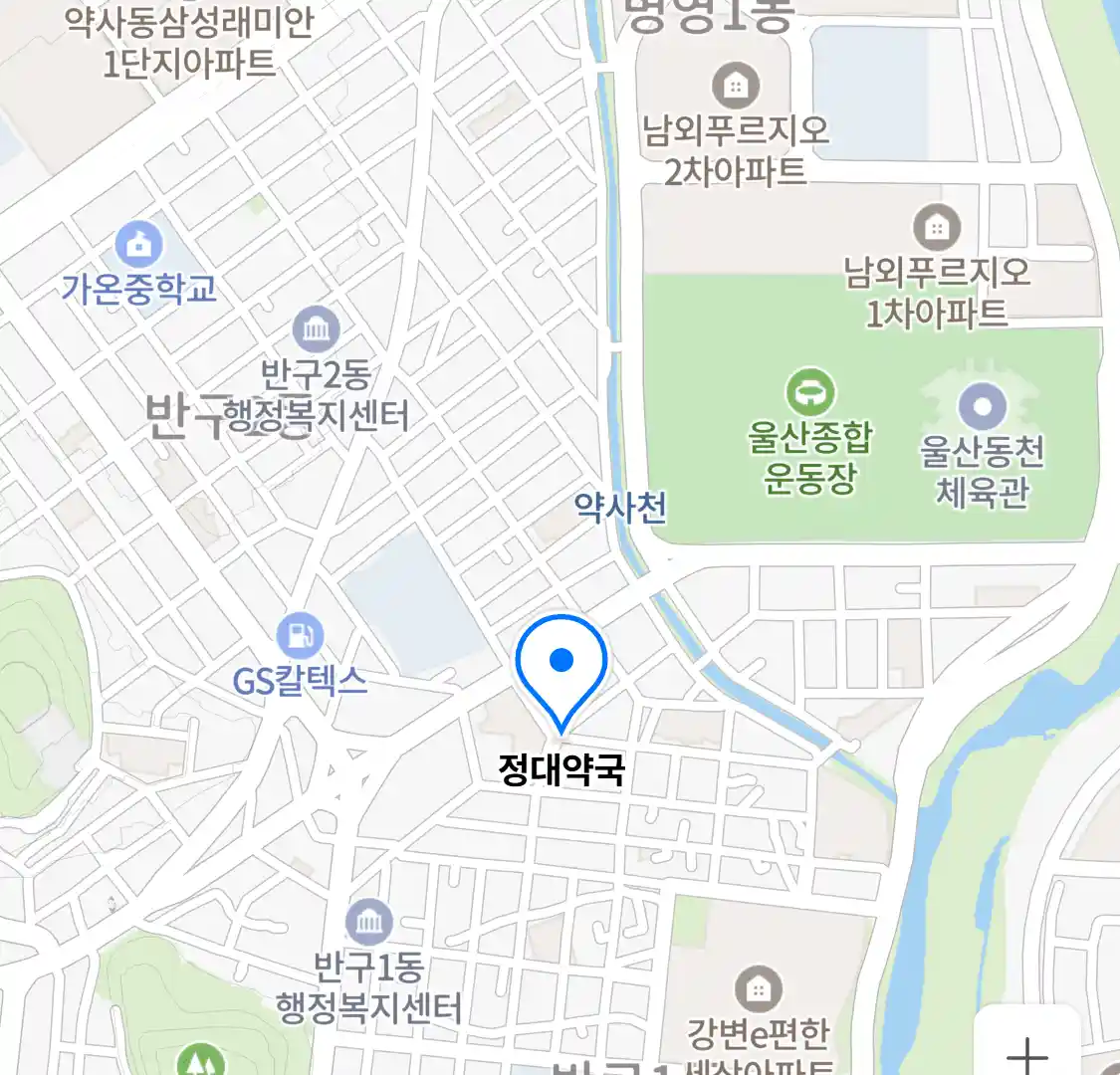 정대약국 위치