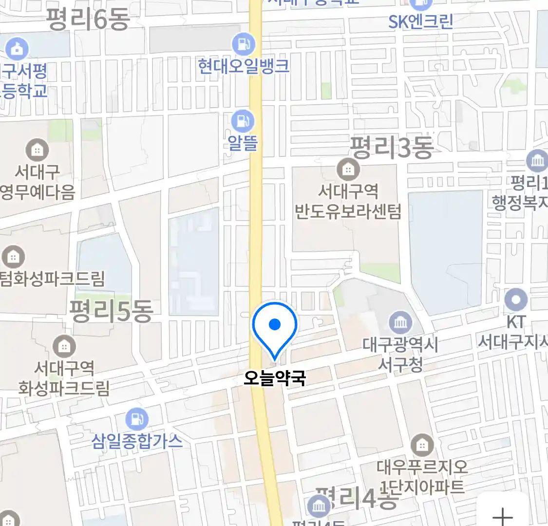 오늘약국 위치