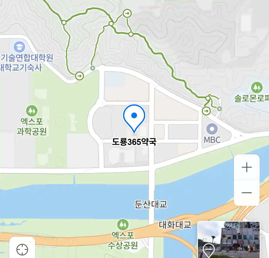 도룡365약국 위치