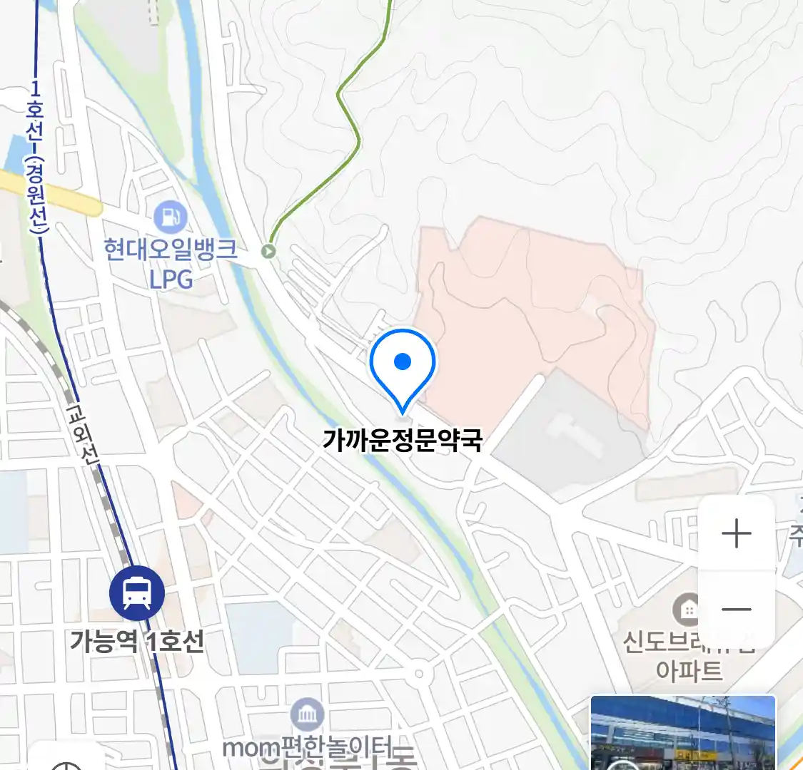 가까운정문약국 위치