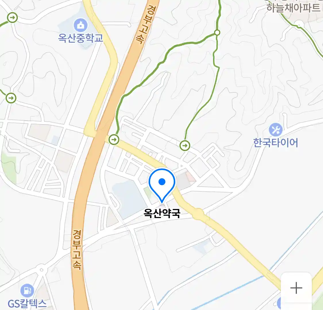옥산약국 위치